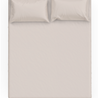 Organic Kids Fitted Sheet - Taupe - Makemake Organics