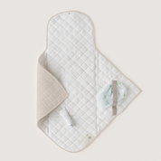 Organic Portable Changing Mat - Taupe - Makemake Organics