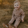 Organic Harem Pants - Taupe - Makemake Organics