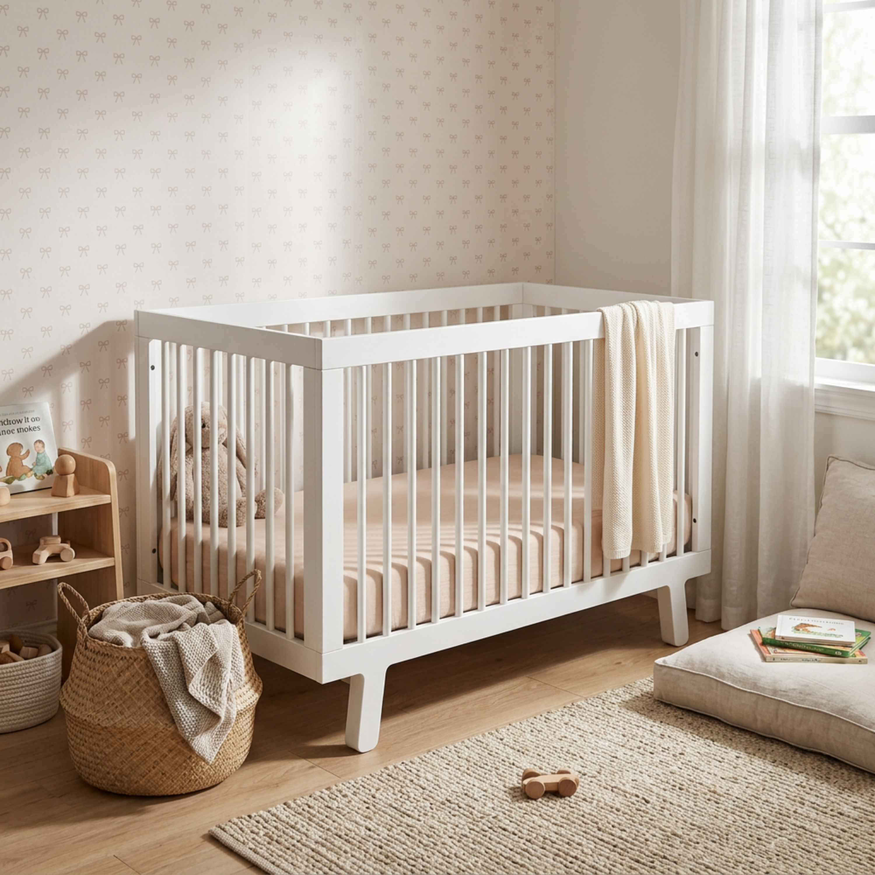 Organic Crib Sheet - Taupe - Makemake Organics