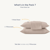 Organic Kids Fitted Sheet - Taupe - Makemake Organics