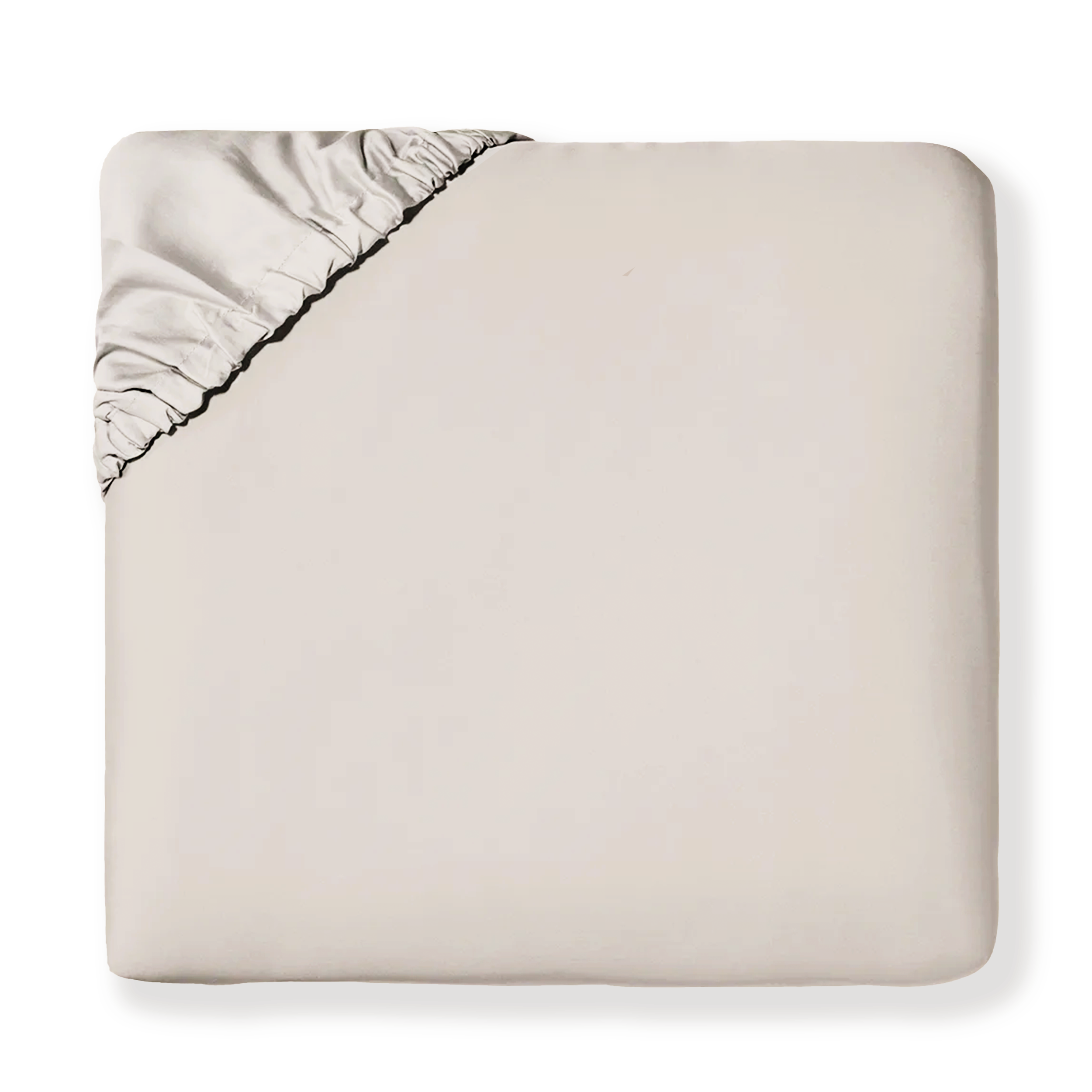 Organic Kids Fitted Sheet - Taupe - Makemake Organics