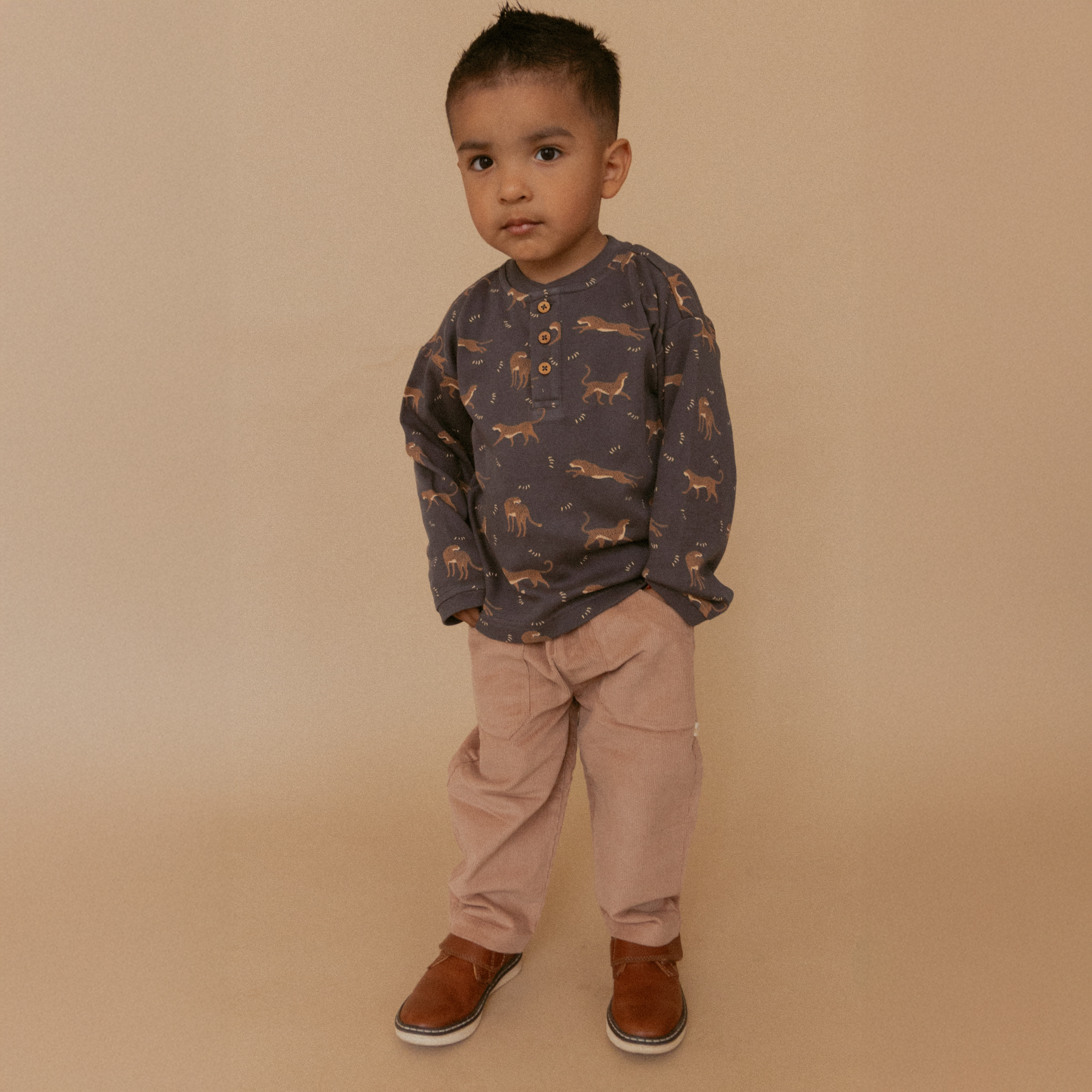 Organic Corduroy Pant - Taupe - Makemake Organics