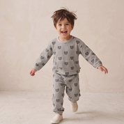 Organic Tee & Pant Slouch Set - Woodland Bear