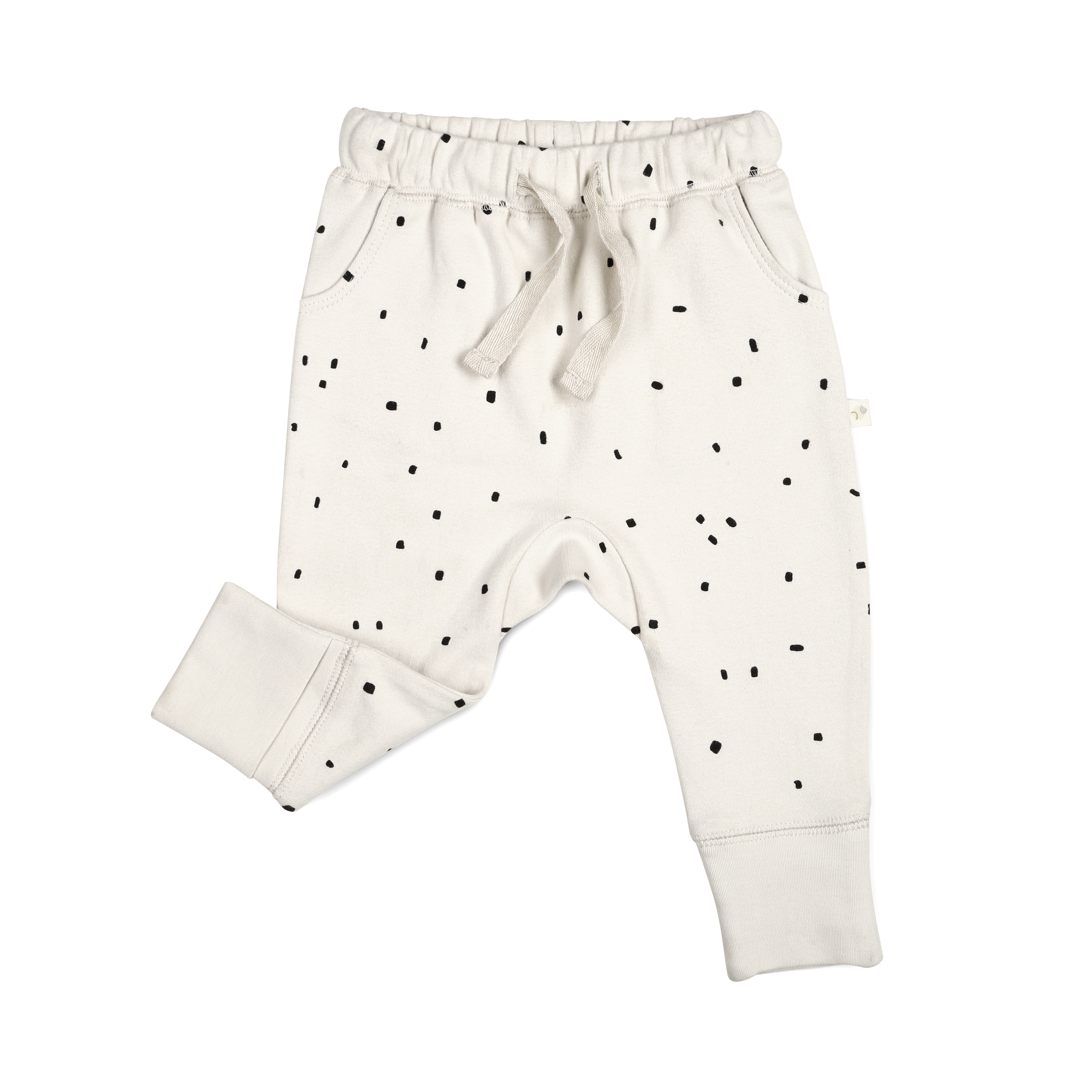 Organic Baby Toddler Harem Pants - Pixie Dots - Makemake Organics