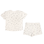 Organic Baby Toddler Tee and Shorts Set - Pixie Dots - Makemake Organics
