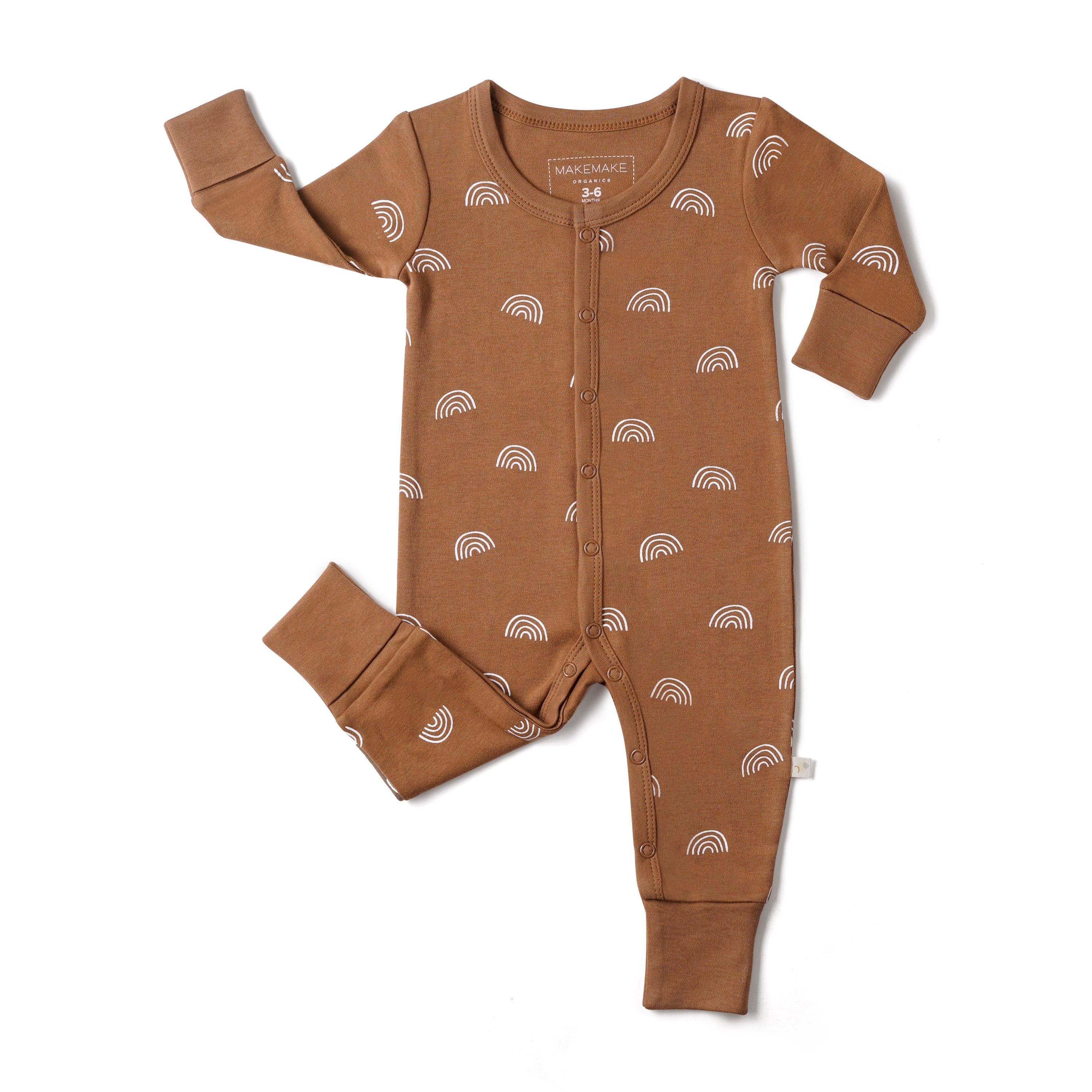 Organic Snap Romper  - Charleston - Makemake Organics