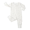 Organic Snap Romper  - Rome - Makemake Organics