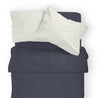 Organic Cotton Toddler Pillowcase - Cobi Blue Fleck - Makemake Organics