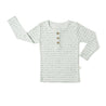 Organic Long Sleeve Tee  - Savannah - Makemake Organics