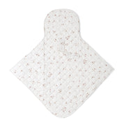 Organic Cotton Portable Changing Mat - Bloom - Makemake Organics