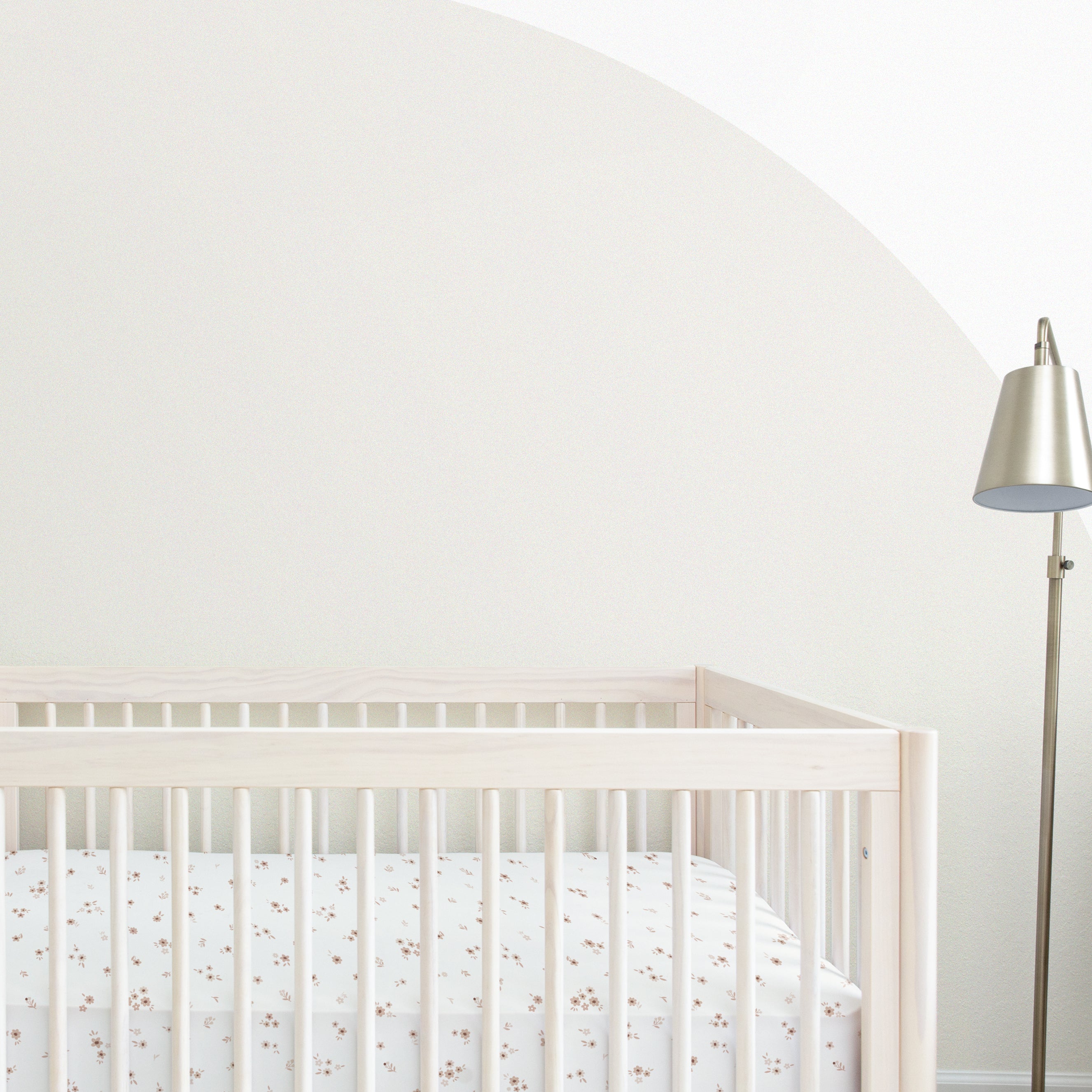 Organic Crib Sheet - Bloom - Makemake Organics