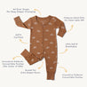 Organic Snap Romper  - Charleston - Makemake Organics