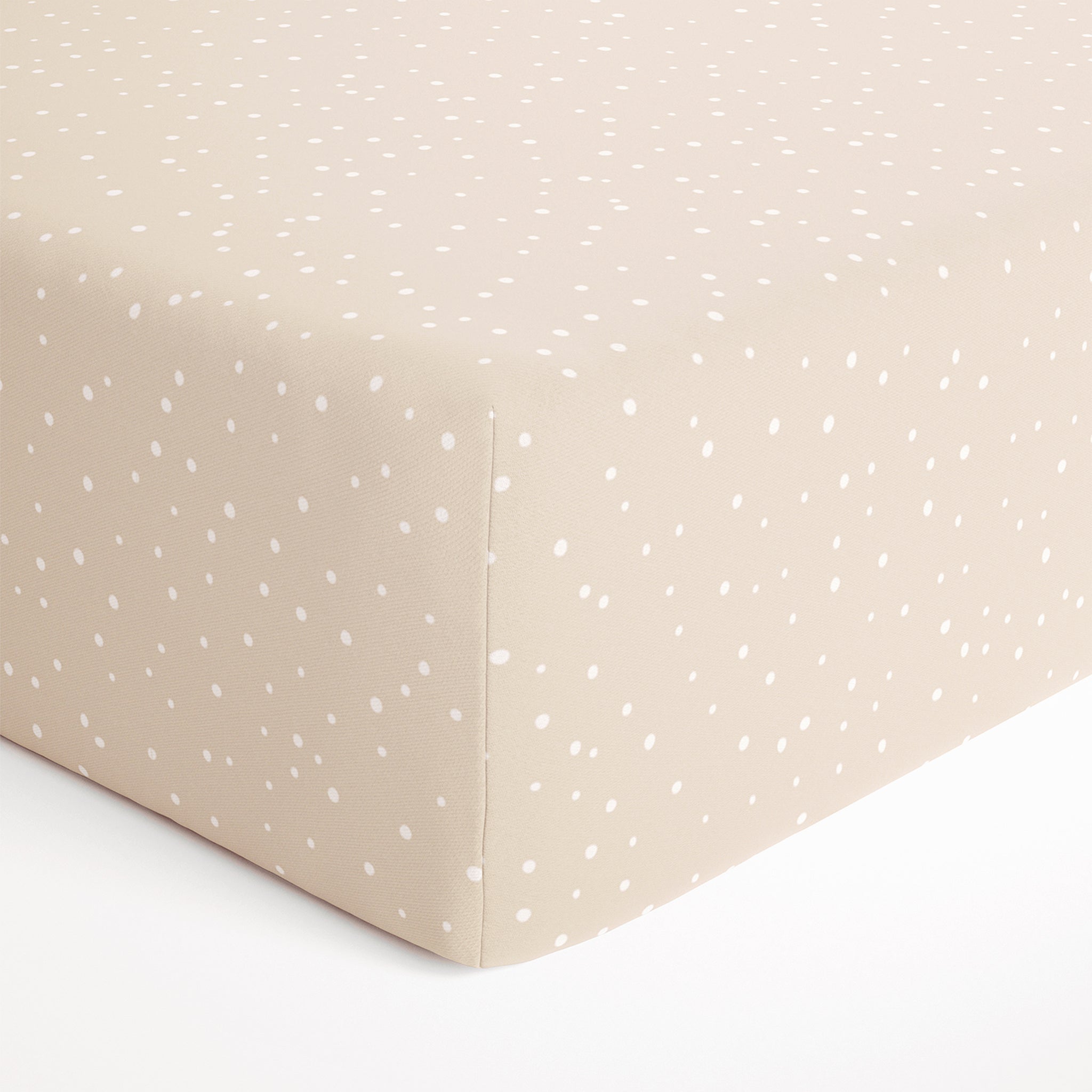Crib Fitted Sheet with Pillowcase - Polka Dots - Makemake Organics