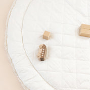 Organic Cotton Quilted Play Mat - Dotty - Makemake Organics