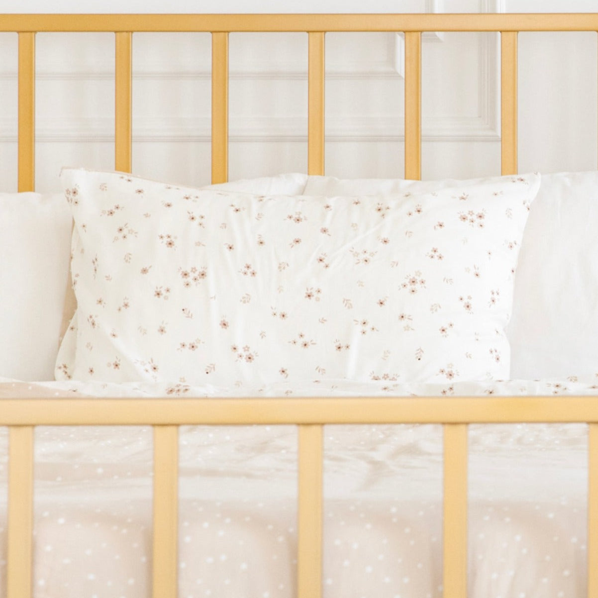 Organic Toddler Pillowcase - Bloom - Makemake Organics