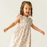 Organic Baby Flutter Dress - Seashells