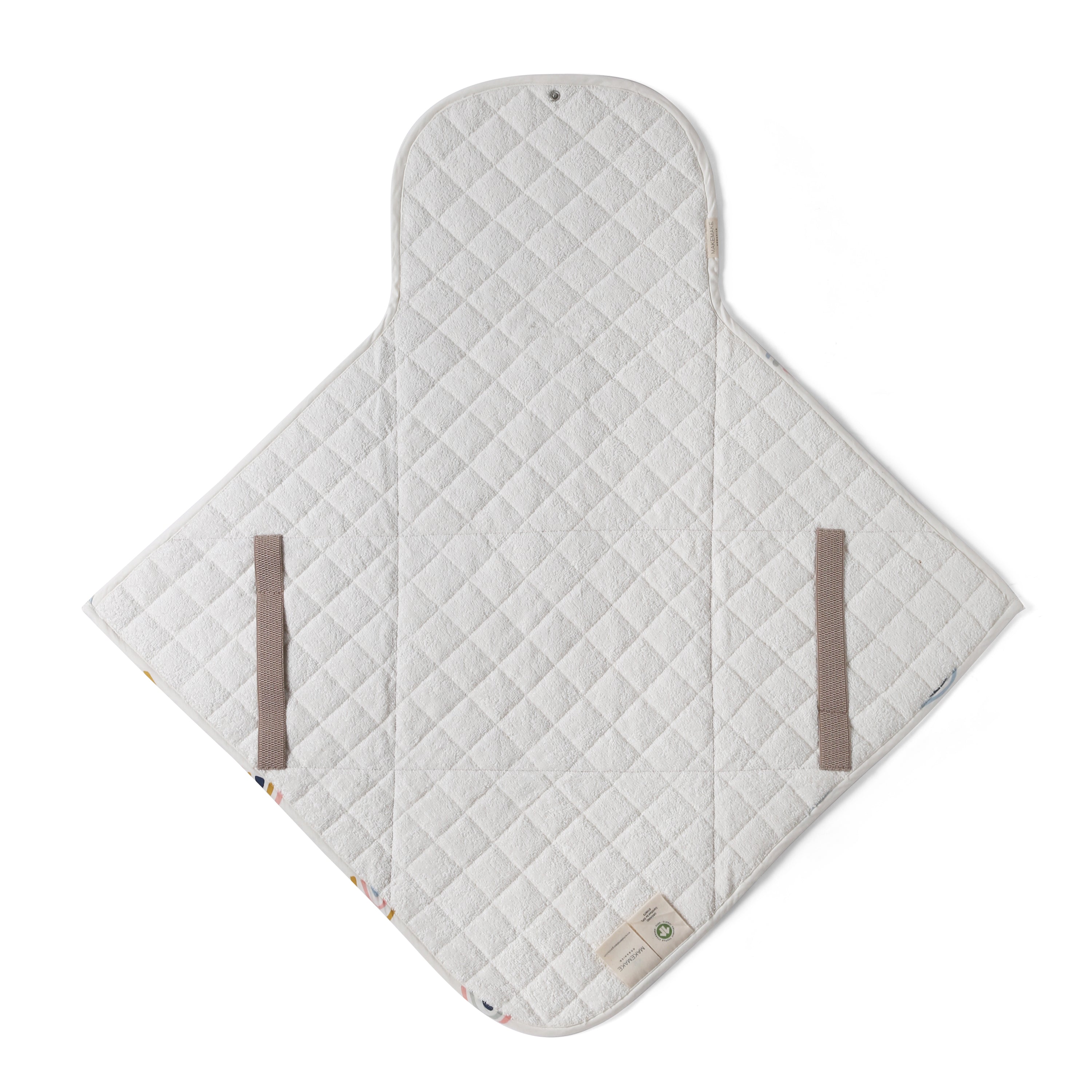 Organic Portable Changing Mat - Rainbow - Makemake Organics
