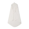 Organic Cotton Hooded Baby Towel & Poncho - Alabaster - Makemake Organics