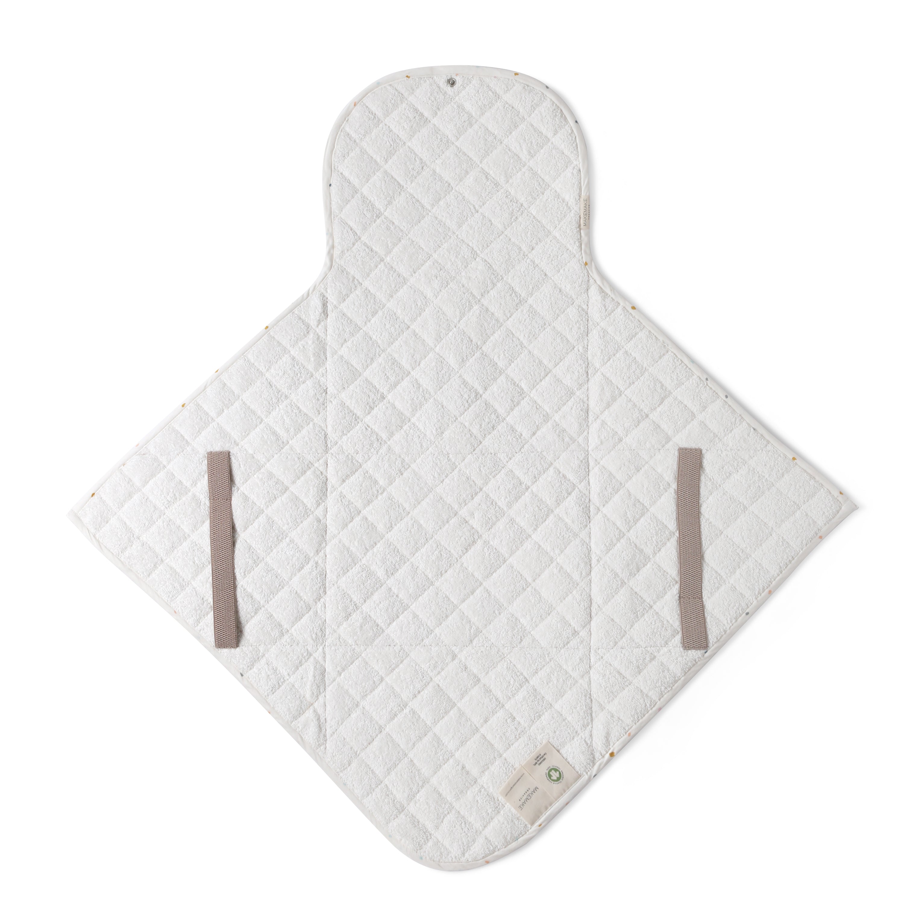 Organic Cotton Portable Changing Mat - Dotty - Makemake Organics