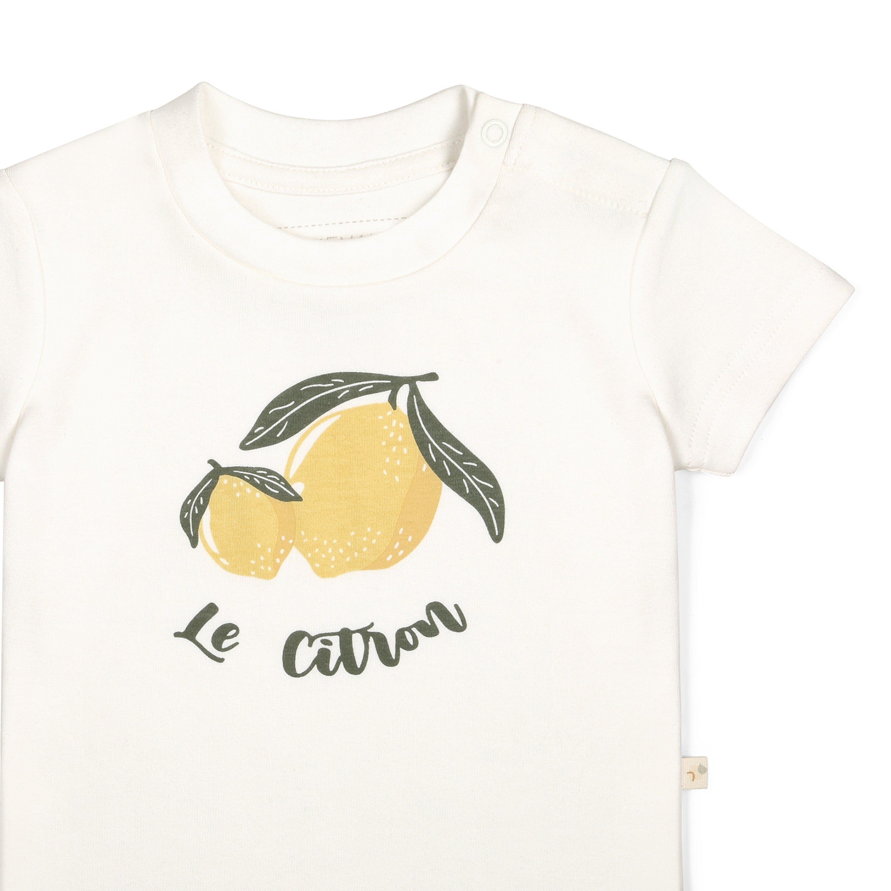 Organic Kids T-Shirts - Le Citron - Makemake Organics