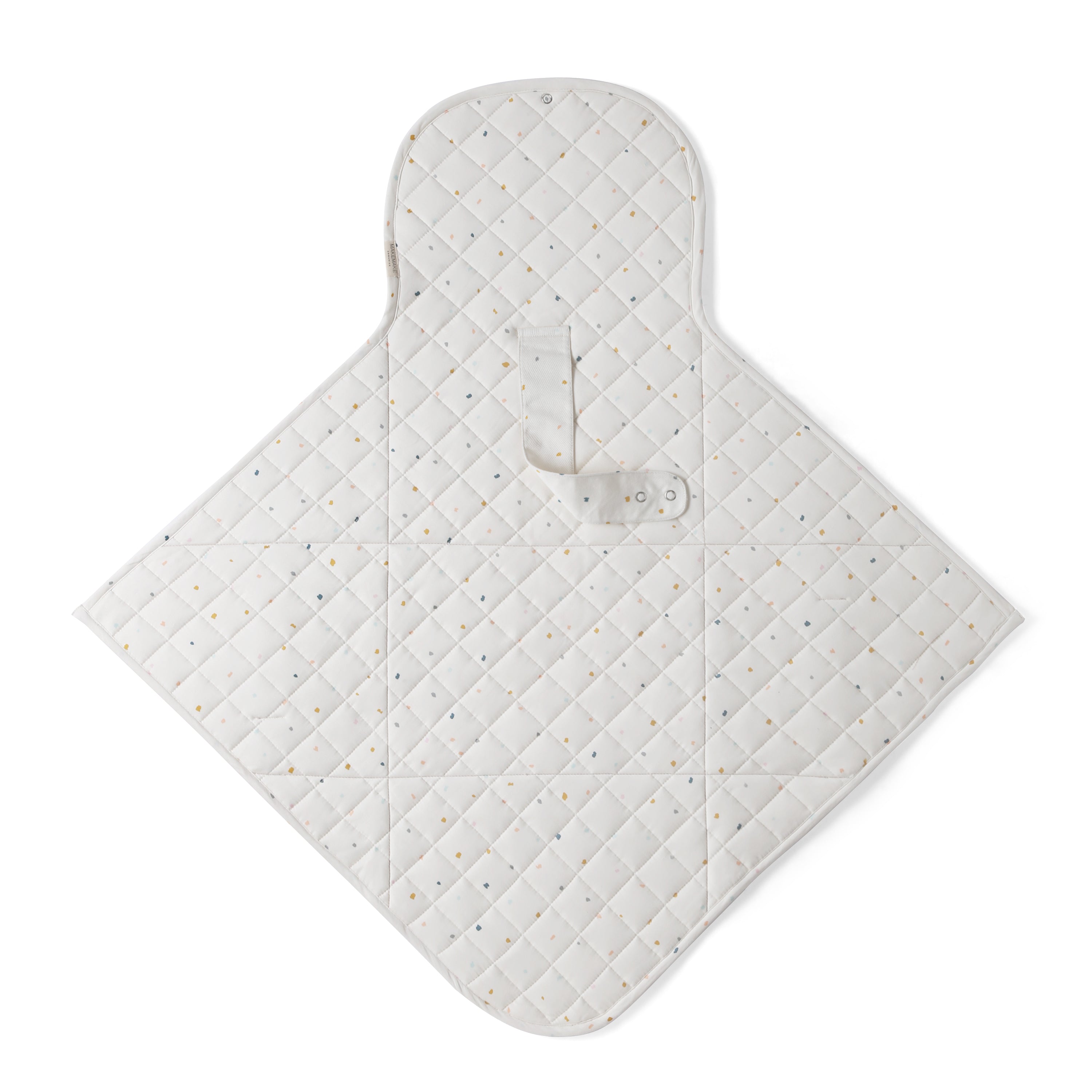 Organic Cotton Portable Changing Mat - Dotty - Makemake Organics