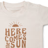 Organic Tee & Pants Set - Here Comes The Sun - Makemake Organics