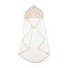 Organic Cotton Hooded Baby Towel & Poncho - Sand Dune - Makemake Organics