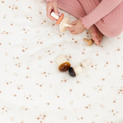 Organic Crib Sheet - Bloom - Makemake Organics