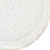 Organic Cotton Quilted Reversible Play Mat - Dotty  / Ivory - Makemake Organics