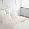 Organic Cotton Duvet Cover - Dotty & Riley Shell Stripes (Open Box) - Makemake Organics