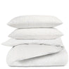 Organic Cotton Duvet Cover - Dotty & Riley Shell Stripes (Open Box) - Makemake Organics