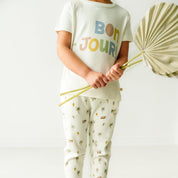 Organic Kids T-Shirts - Bonjour - Makemake Organics