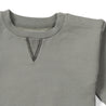 Organic Sweatshirt - Olive Solid - Makemake Organics