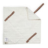 Organic Cotton Portable Changing Mat - Thistle Gray Stripes - Makemake Organics