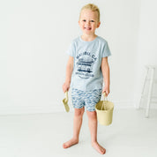 Organic Kids T-Shirts - Malibu Beach Club - Makemake Organics