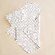 Organic Portable Changing Mat - Pebble Multi - Makemake Organics