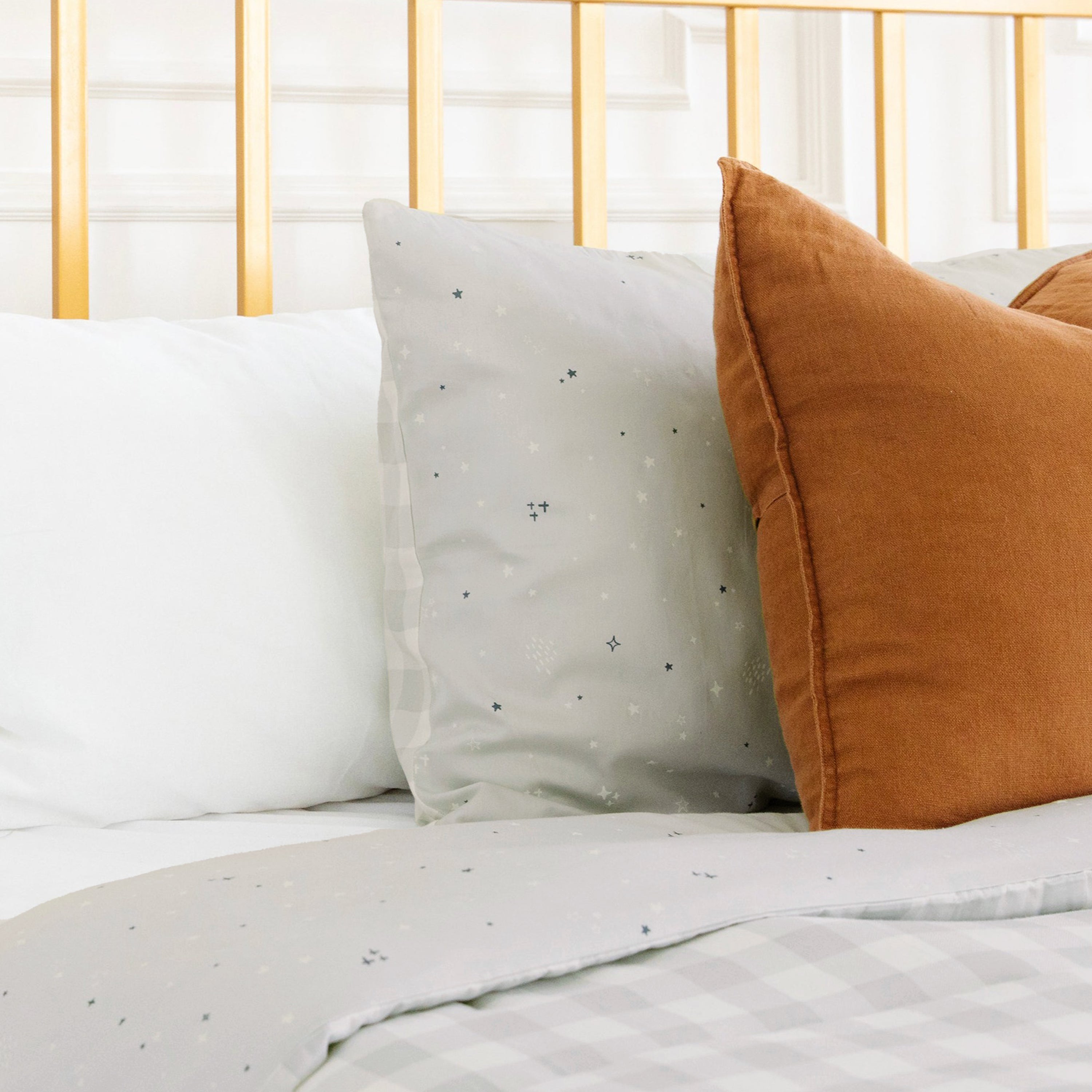 Organic Cotton Toddler Pillowcase - Milkyway - Makemake Organics