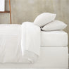 Organic Duvet Cover - Riley Shell & Thistle Gray Stripes (Open Box) - Makemake Organics