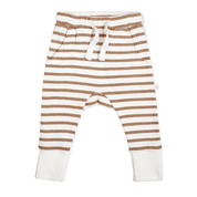 Organic Baby Toddler Harem Pants - Stripes - Makemake Organics