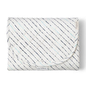 Organic Portable Changing Mat - Pebble Blue - Makemake Organics