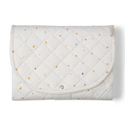 Organic Cotton Portable Changing Mat - Dotty - Makemake Organics