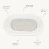 Bassinet Fitted Sheet - Milky Way & Gingham - Makemake Organics