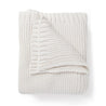Chunky Knit Throw Blanket - Ella Ivory - Makemake Organics