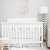 Organic Crib Sheet - Thistle Gray Groovy Stripes (Open Box) - Makemake Organics