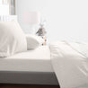 Organic Cotton Sheet Set - Lola Blush Groovy Stripes - Makemake Organics