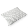 Organic Cotton Toddler Pillowcase - Cobi Blue Stripes - Makemake Organics