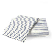 Organic Cotton Toddler Pillowcase - Navy Blue Stripes - Makemake Organics