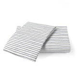 Organic Cotton Toddler Pillowcase - Navy Blue Stripes